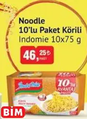 INDOMİE NOODLE 10’LU PAKET KÖRİLİ